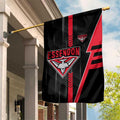 Essendon Bombers Garden Flag Modern Geometric Sports Graphic Style