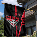 Essendon Bombers Garden Flag Modern Geometric Sports Graphic Style
