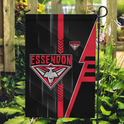 Essendon Bombers Garden Flag Modern Geometric Sports Graphic Style
