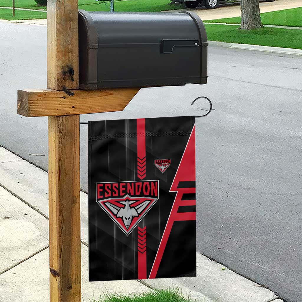 Essendon Bombers Garden Flag Modern Geometric Sports Graphic Style