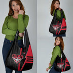 Essendon Bombers Grocery Bag Modern Geometric Sports Graphic Style
