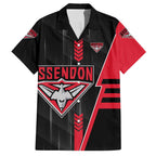 Personalized Essendon Bombers Hawaiian Shirt Modern Geometric Sports Graphic Style