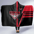 Essendon Bombers Hooded Blanket Modern Geometric Sports Graphic Style