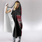 Essendon Bombers Hooded Blanket Modern Geometric Sports Graphic Style