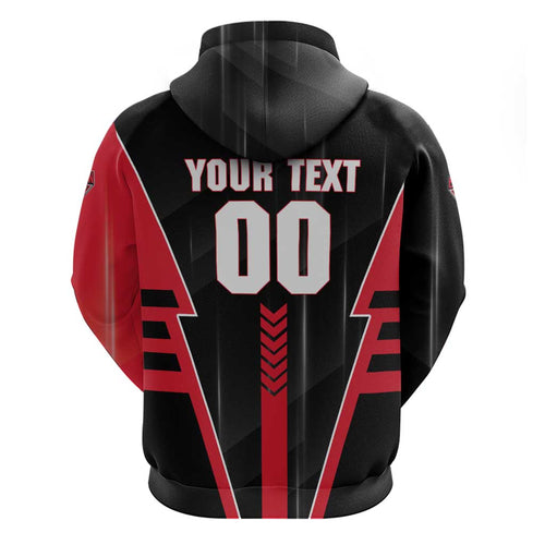 Personalized Essendon Bombers Hoodie Modern Geometric Sports Graphic Style