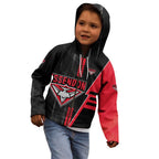 Personalized Essendon Bombers Kid Hoodie Modern Geometric Sports Graphic Style