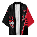 Personalized Essendon Bombers Kimono Modern Geometric Sports Graphic Style