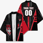 Personalized Essendon Bombers Kimono Modern Geometric Sports Graphic Style