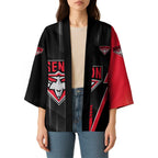 Personalized Essendon Bombers Kimono Modern Geometric Sports Graphic Style