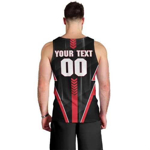 Personalized Essendon Bombers Men Tank Top Modern Geometric Sports Graphic Style