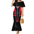 Personalized Essendon Bombers Mermaid Dress Modern Geometric Sports Graphic Style