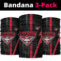 Essendon Bombers Neck Gaiter Modern Geometric Sports Graphic Style