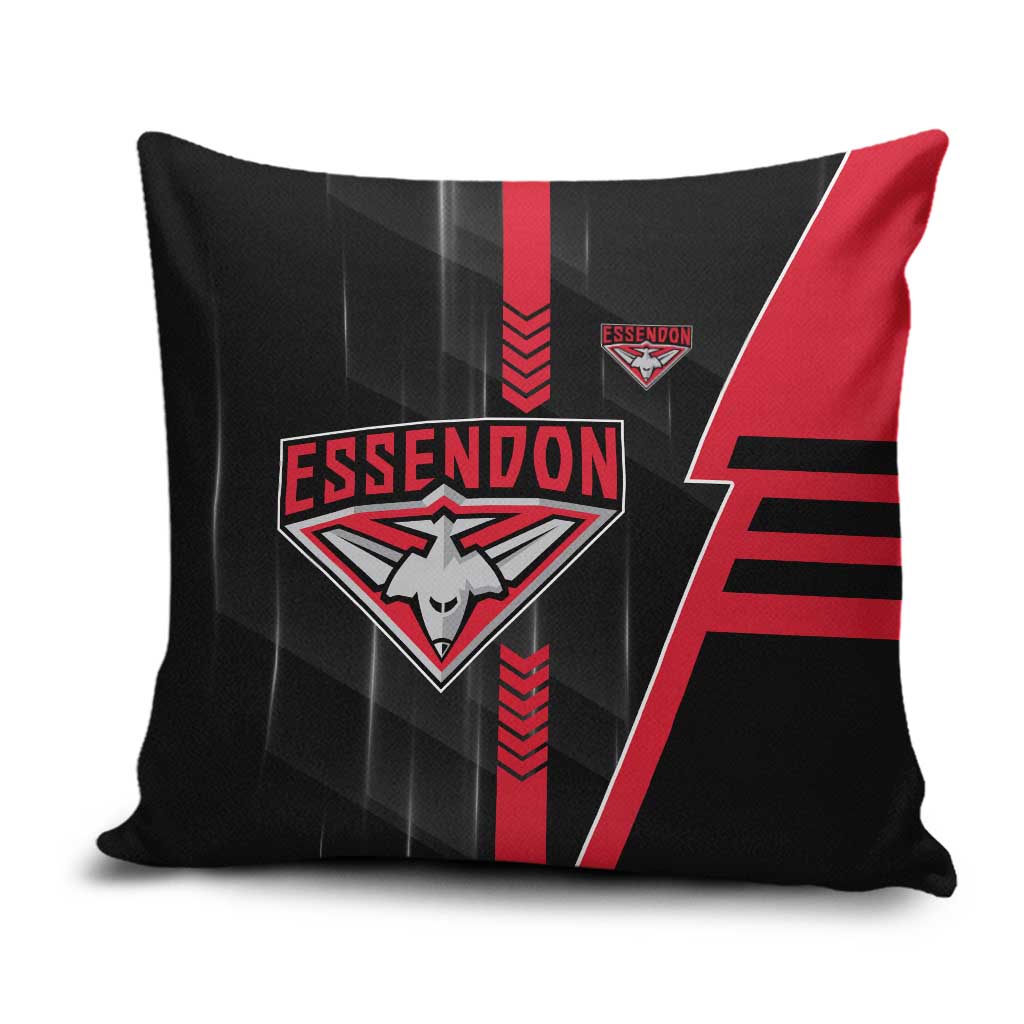 Essendon Bombers Pillow Cover Modern Geometric Sports Graphic Style