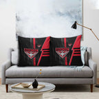 Essendon Bombers Pillow Cover Modern Geometric Sports Graphic Style