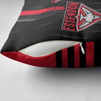Essendon Bombers Pillow Cover Modern Geometric Sports Graphic Style