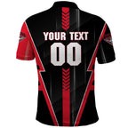 Personalized Essendon Bombers Polo Shirt Modern Geometric Sports Graphic Style
