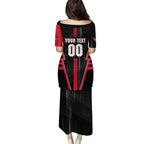 Personalized Essendon Bombers Puletasi Modern Geometric Sports Graphic Style