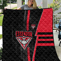 Essendon Bombers Quilt Modern Geometric Sports Graphic Style