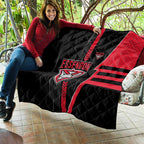 Essendon Bombers Quilt Modern Geometric Sports Graphic Style