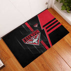 Essendon Bombers Rubber Doormat Modern Geometric Sports Graphic Style