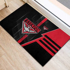 Essendon Bombers Rubber Doormat Modern Geometric Sports Graphic Style