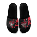 Essendon Bombers Slide Sandals Modern Geometric Sports Graphic Style