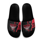 Essendon Bombers Slide Sandals Modern Geometric Sports Graphic Style