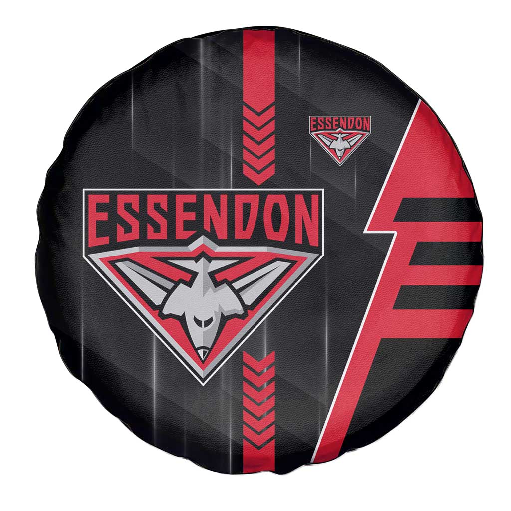 Essendon Bombers Spare Tire Cover Modern Geometric Sports Graphic Style