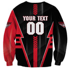 Personalized Essendon Bombers Sweatshirt Modern Geometric Sports Graphic Style