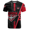 Personalized Essendon Bombers T Shirt Modern Geometric Sports Graphic Style