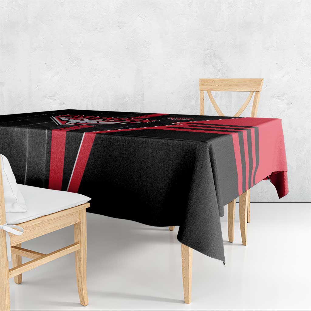 Essendon Bombers Tablecloth Modern Geometric Sports Graphic Style