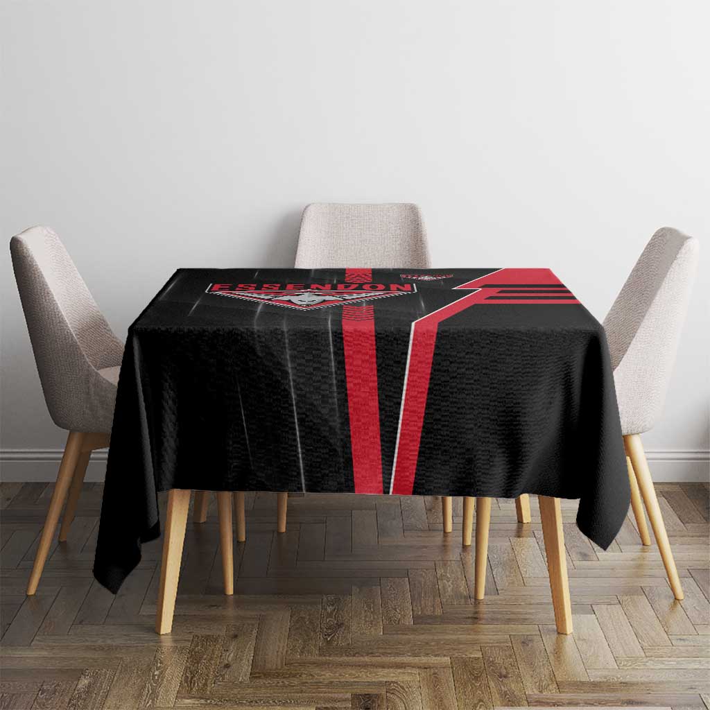 Essendon Bombers Tablecloth Modern Geometric Sports Graphic Style