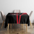 Essendon Bombers Tablecloth Modern Geometric Sports Graphic Style