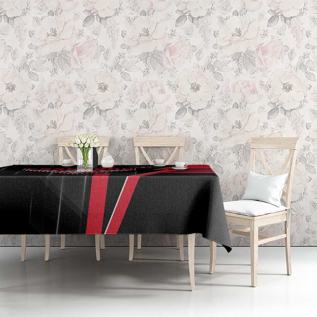 Essendon Bombers Tablecloth Modern Geometric Sports Graphic Style