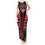 Personalized Essendon Bombers Tank Maxi Dress Modern Geometric Sports Graphic Style
