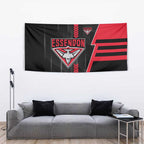 Essendon Bombers Tapestry Modern Geometric Sports Graphic Style