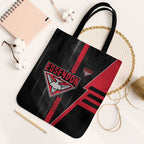 Essendon Bombers Tote Bag Modern Geometric Sports Graphic Style