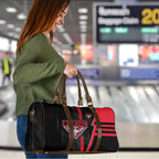 Essendon Bombers Travel Bag Modern Geometric Sports Graphic Style