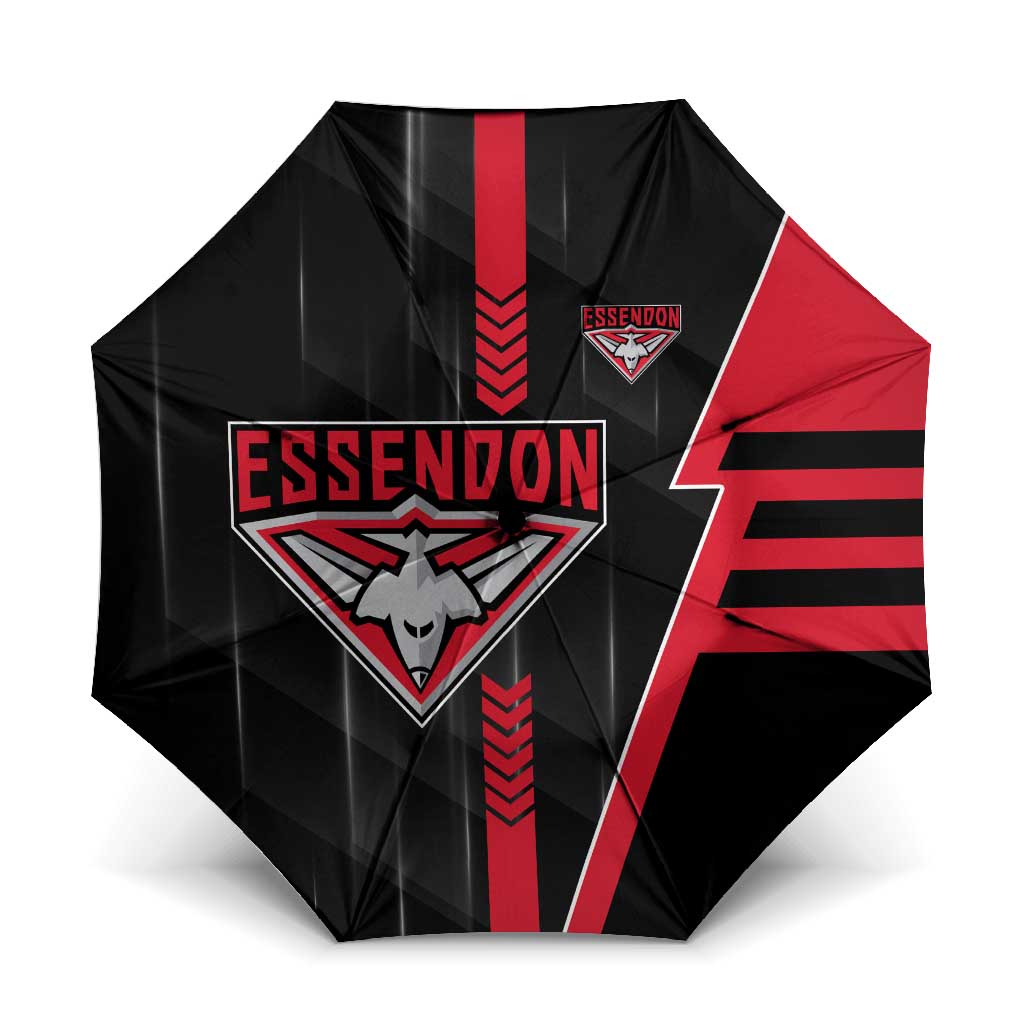 Essendon Bombers Umbrella Modern Geometric Sports Graphic Style