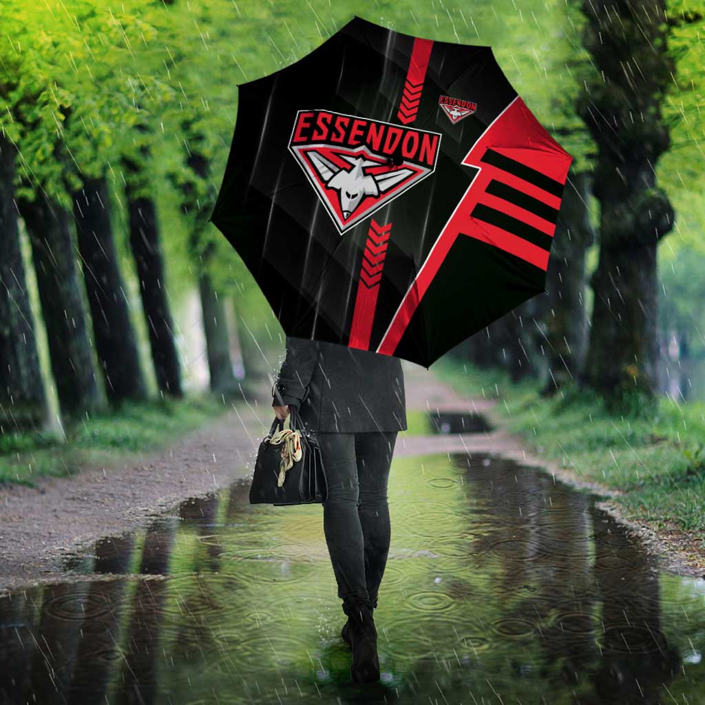Essendon Bombers Umbrella Modern Geometric Sports Graphic Style