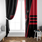 Essendon Bombers Window Curtain Modern Geometric Sports Graphic Style