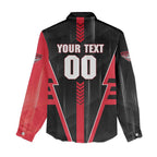 Personalized Essendon Bombers Women Casual Shirt Modern Geometric Sports Graphic Style