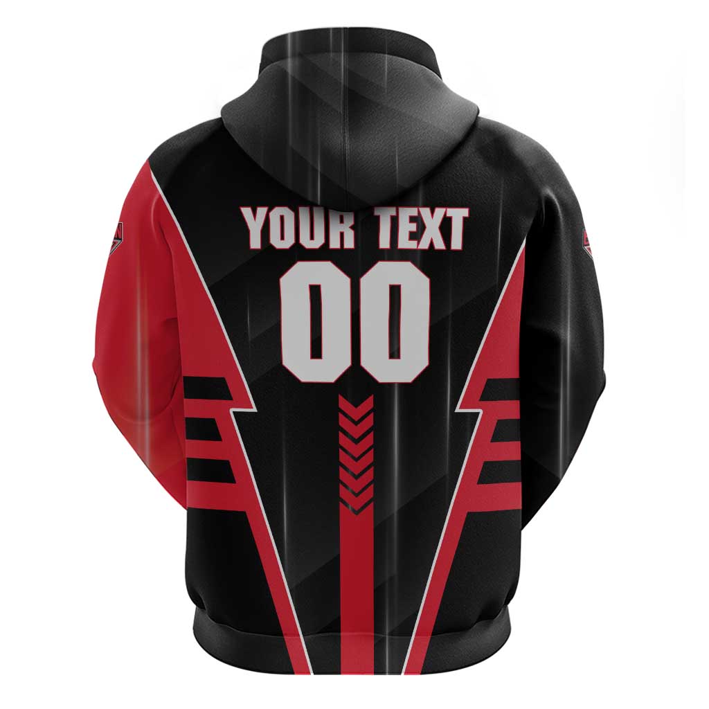 Personalized Essendon Bombers Zip Hoodie Modern Geometric Sports Graphic Style