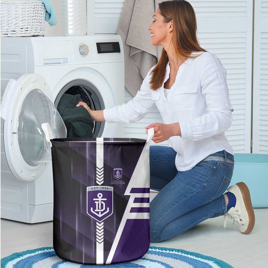 Fremantle Dockers Laundry Basket Modern Geometric Sports Graphic Style