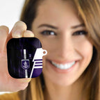Fremantle Dockers AirPods Case Modern Geometric Sports Graphic Style