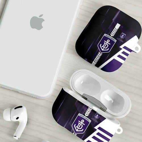 Fremantle Dockers AirPods Case Modern Geometric Sports Graphic Style