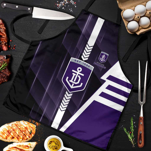 Fremantle Dockers Apron Modern Geometric Sports Graphic Style