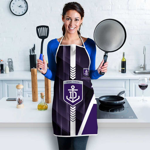 Fremantle Dockers Apron Modern Geometric Sports Graphic Style