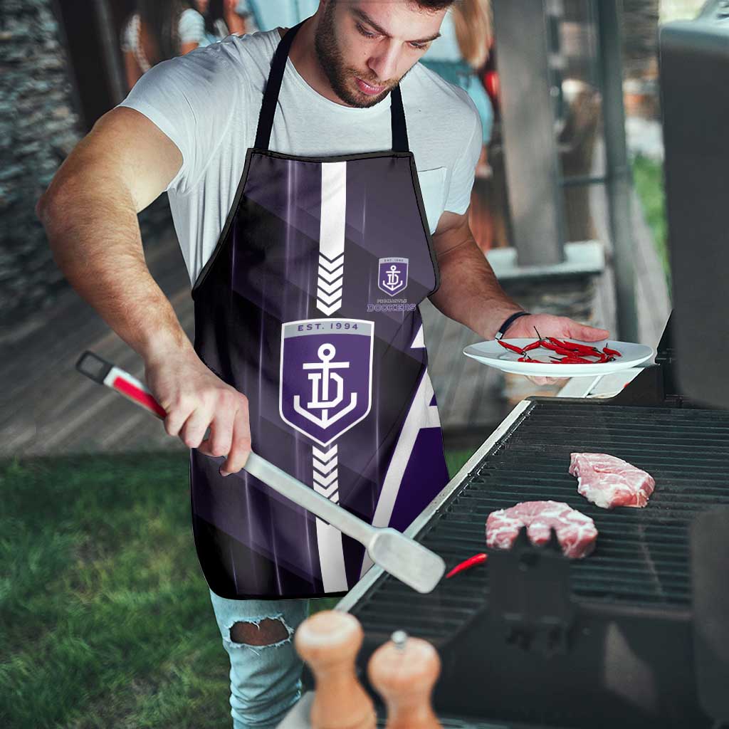 Fremantle Dockers Apron Modern Geometric Sports Graphic Style