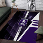 Fremantle Dockers Area Rug Modern Geometric Sports Graphic Style
